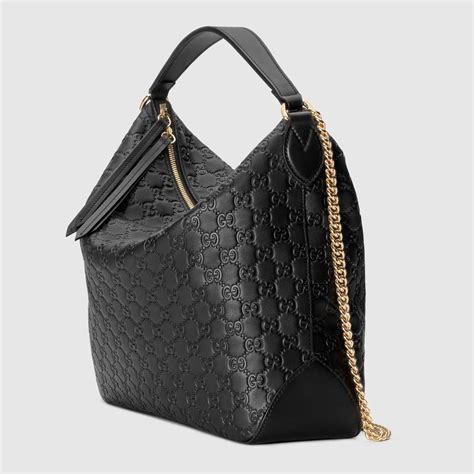 gucci signature large hobo bag price|gucci guccissima hobo bag.